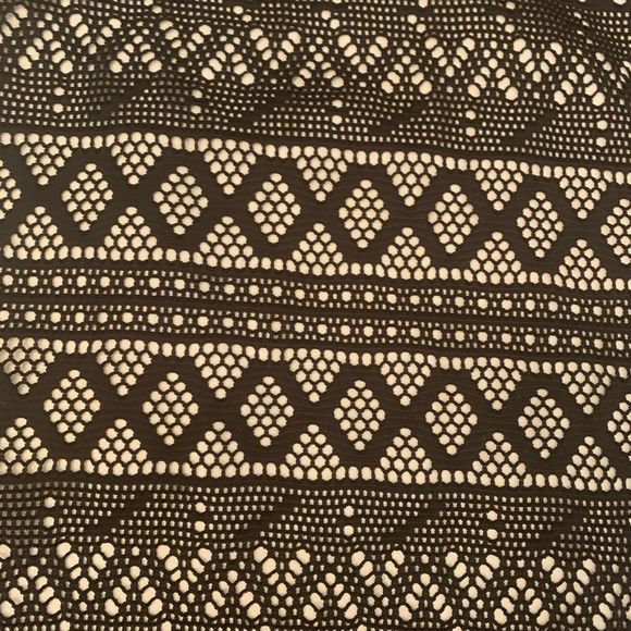 [Vince Camuto] Black Eyelet Knit Skirt - Size Small - Picture 2 of 4